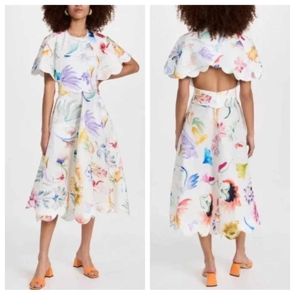 Last chance before I consign: Rosie Assoulin Scalloped Buttercup Dress